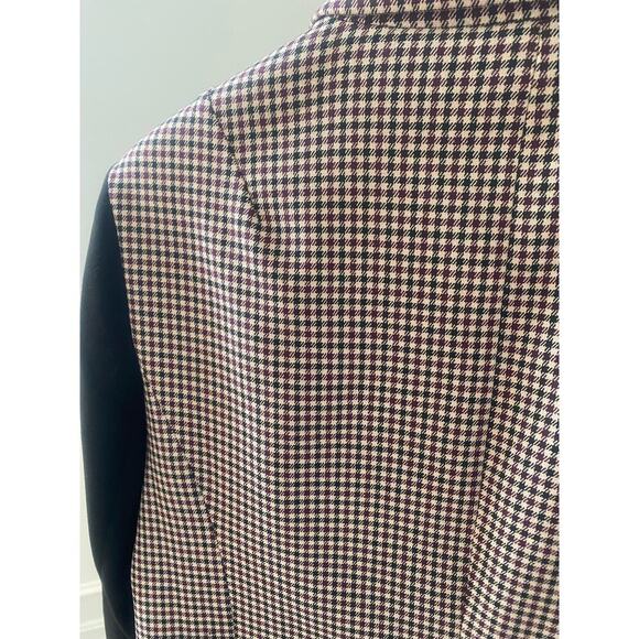 NWT 1.STATE Polished Nomad‎ Warm Plum Blazer Size 6 - Picture 7 of 8